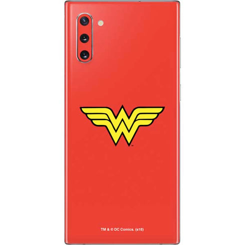 DC Comics Wonder Woman Classic Logo Galaxy Note 10 Skin